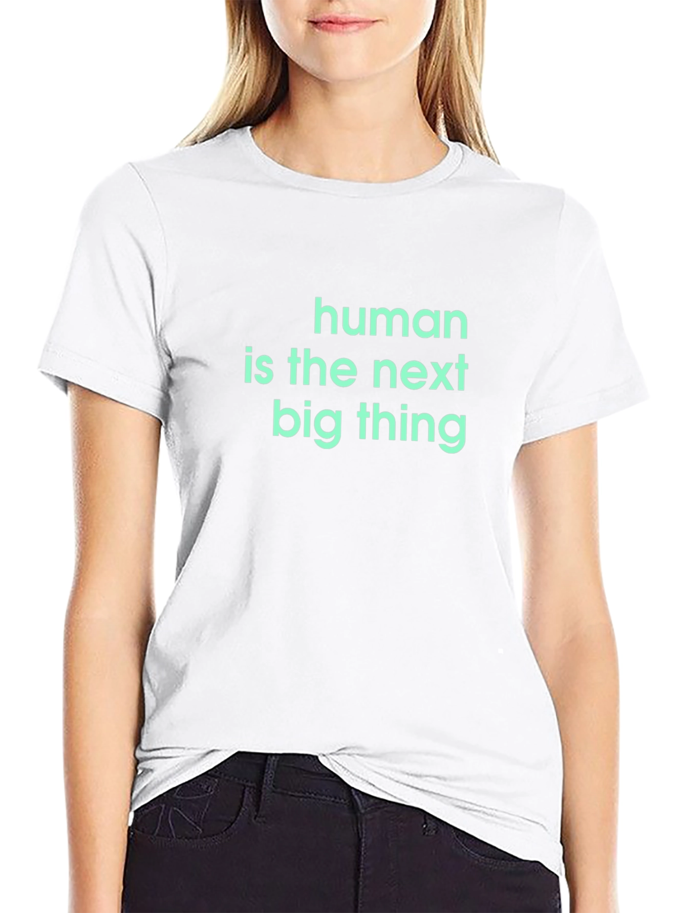 Human is the Next Big Thing Black T-Shirt