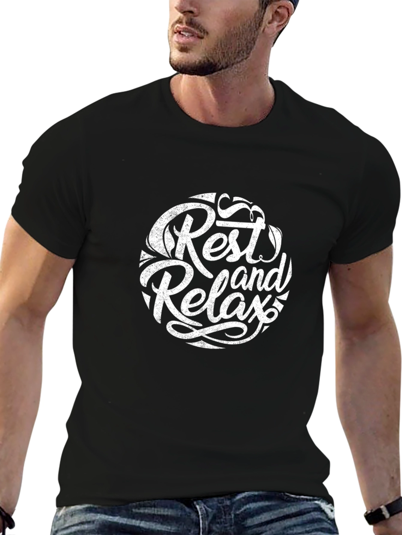 Rest and Relax Graphic Tee - Stylish Comfort