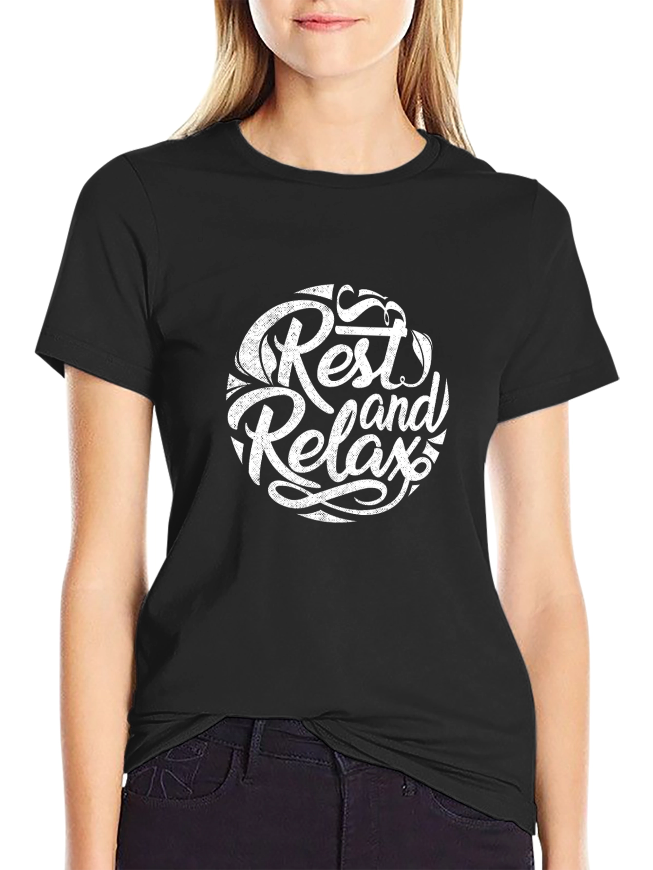 Rest and Relax Graphic Tee - Stylish Comfort