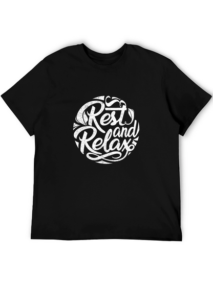 Rest and Relax Graphic Tee - Stylish Comfort