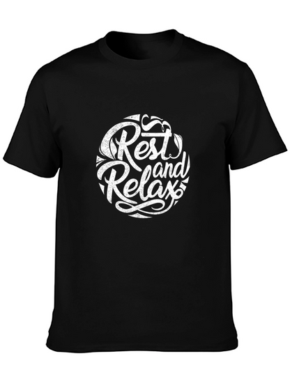 Rest and Relax Graphic Tee - Stylish Comfort