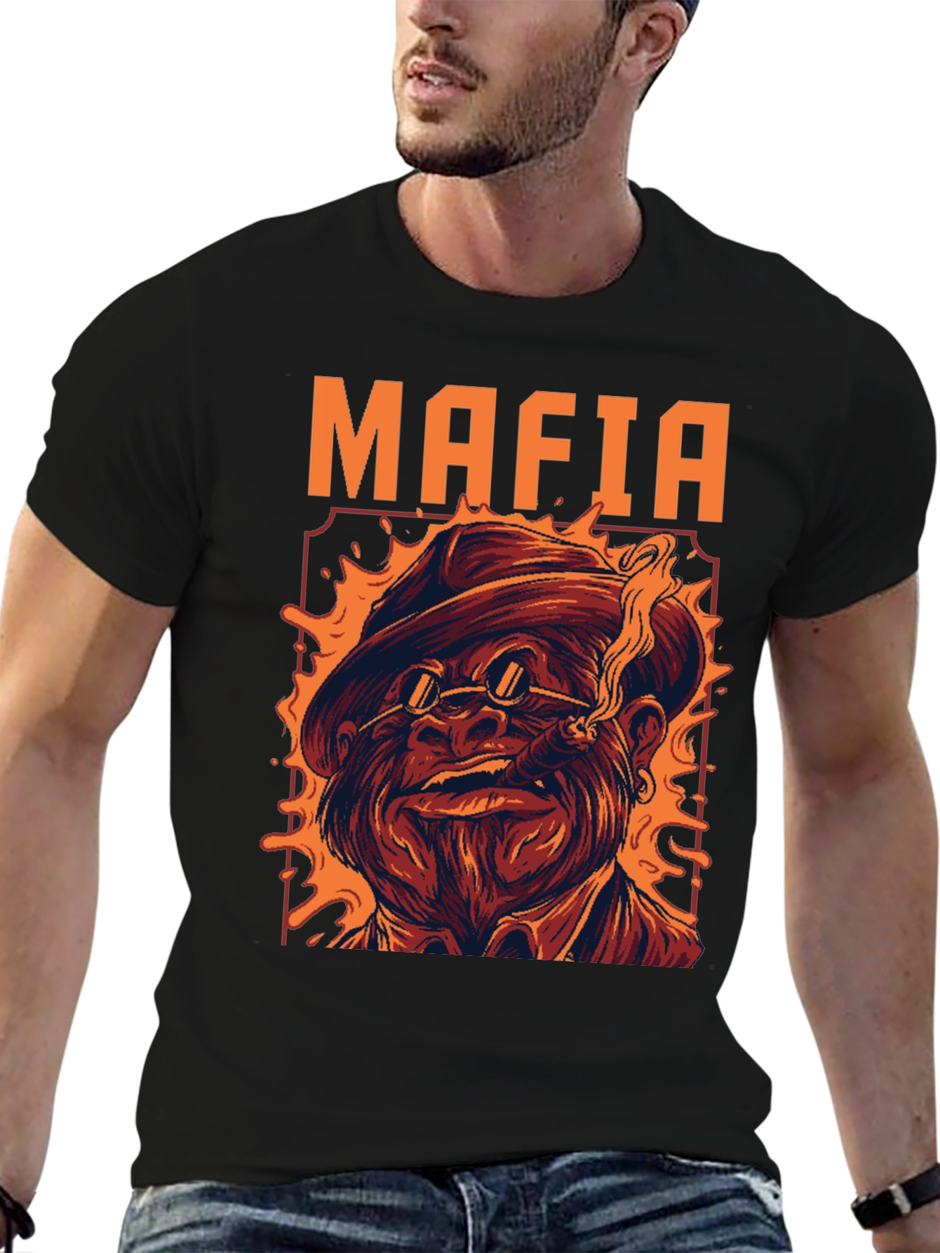 Mafia Graphic T-Shirt - Bold & Unique Design