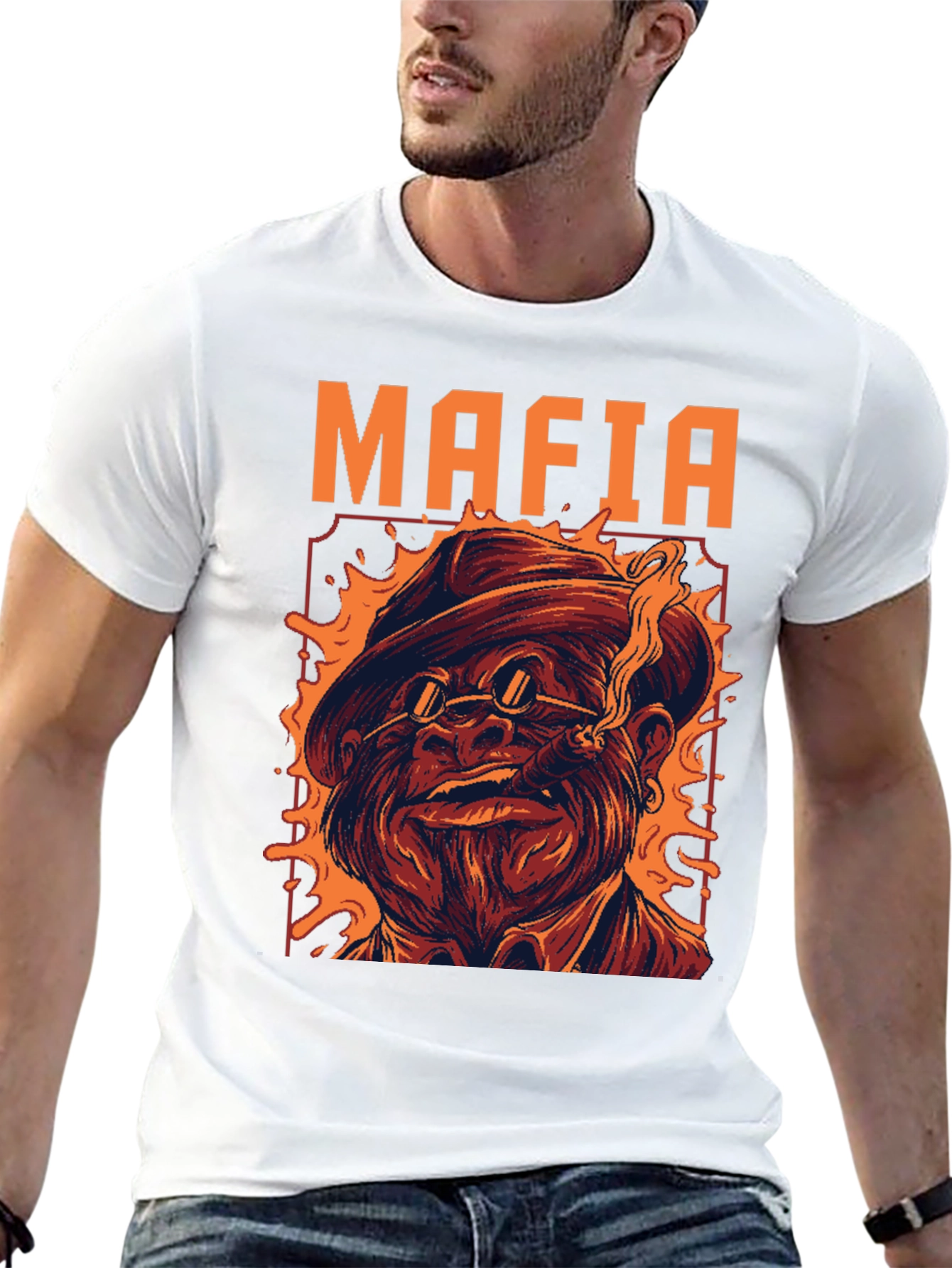 Mafia Graphic T-Shirt - Bold & Unique Design