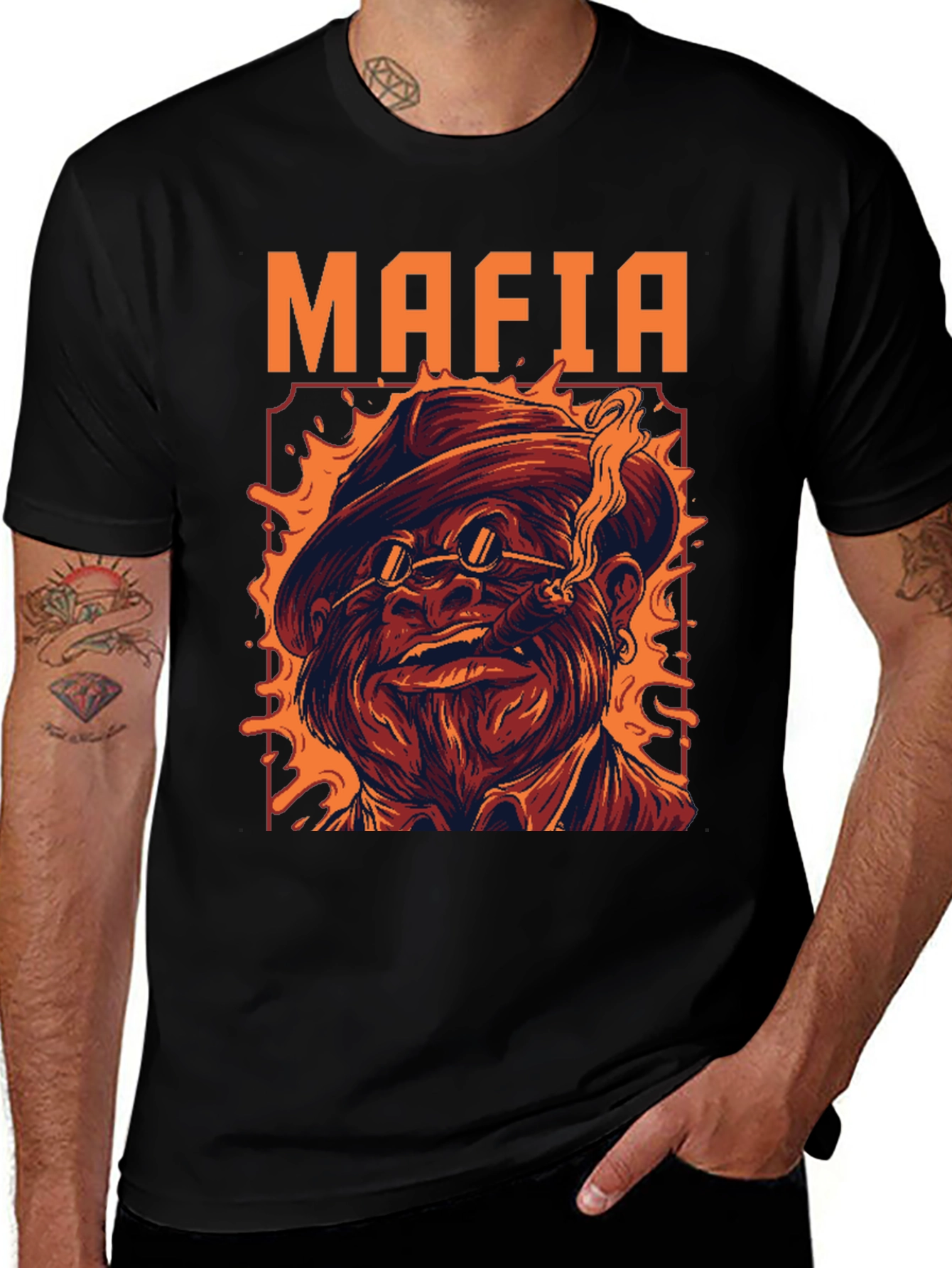 Mafia Graphic T-Shirt - Bold & Unique Design