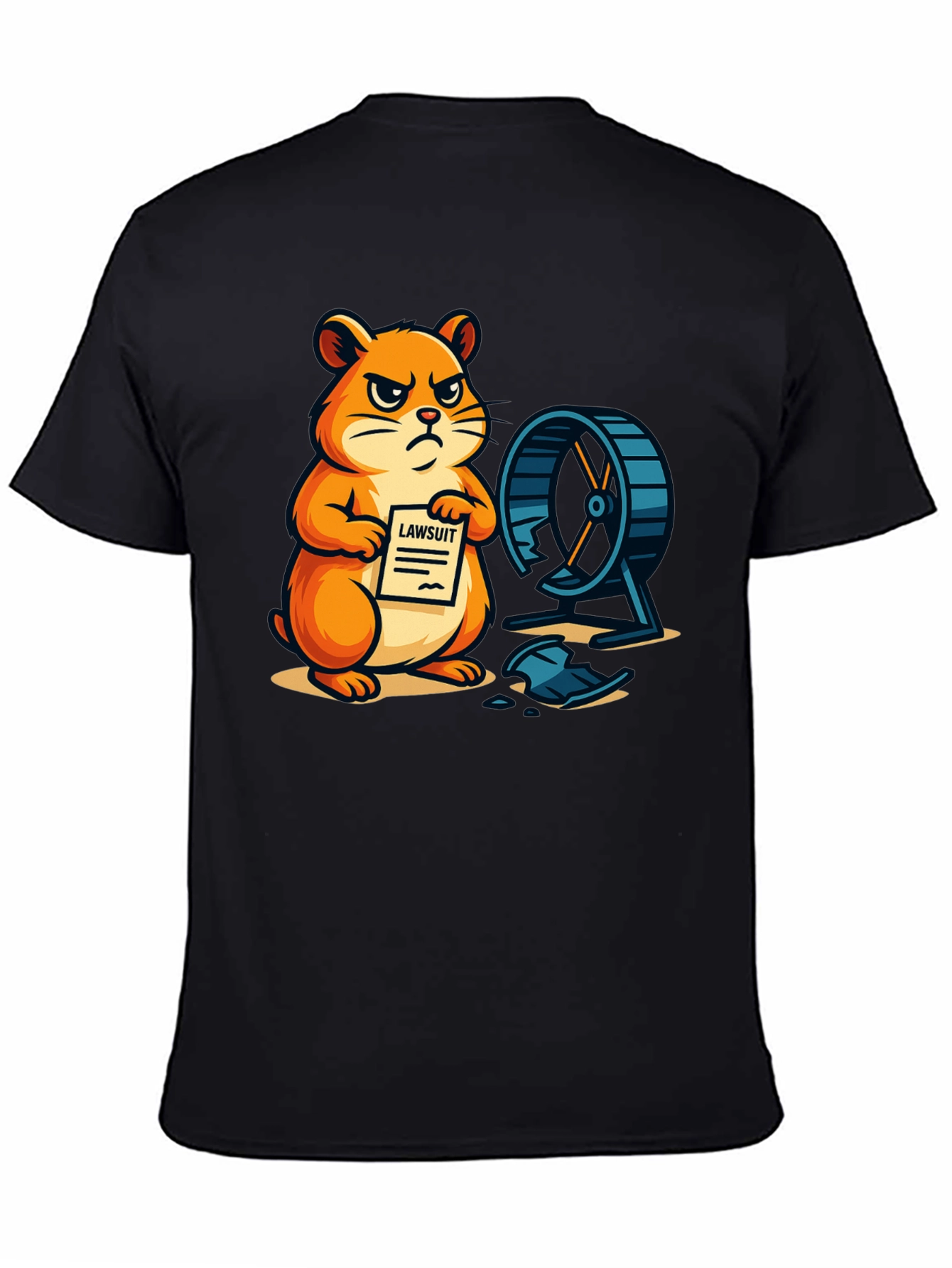 Hamster Lawsuit Graphic T-Shirt
