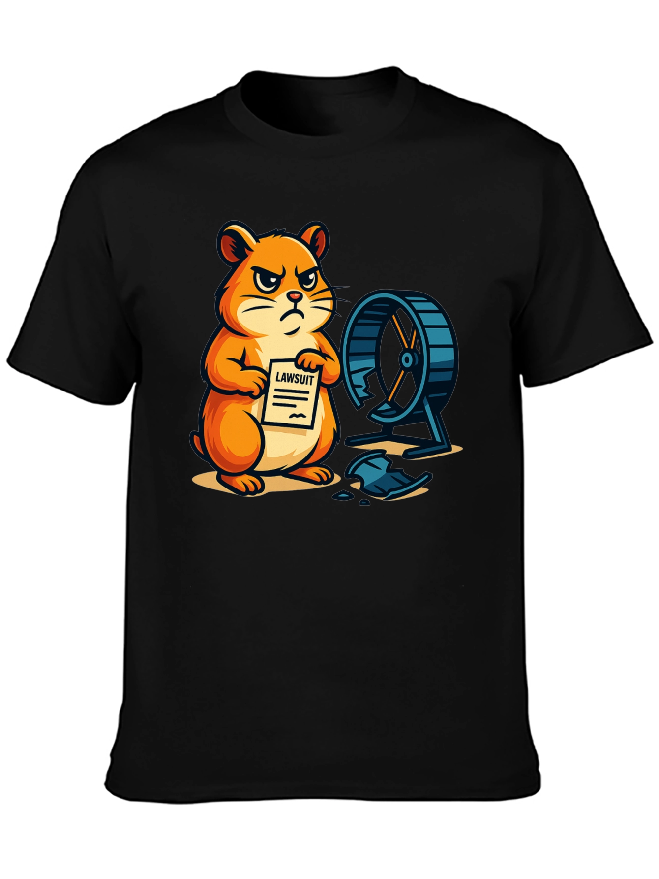 Hamster Lawsuit Graphic T-Shirt