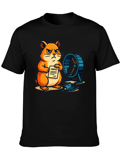 Hamster Lawsuit Graphic T-Shirt