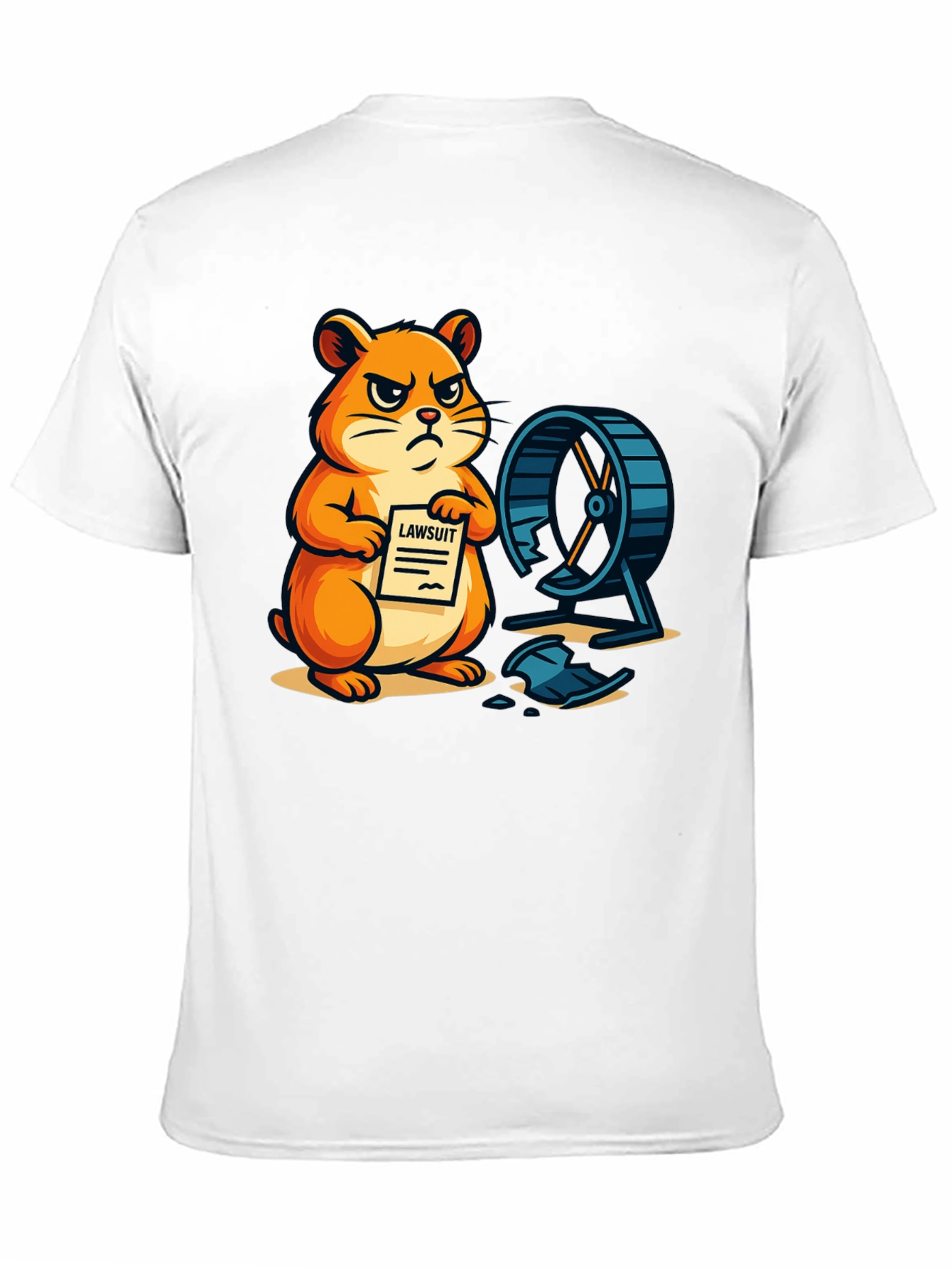 Hamster Lawsuit Graphic T-Shirt