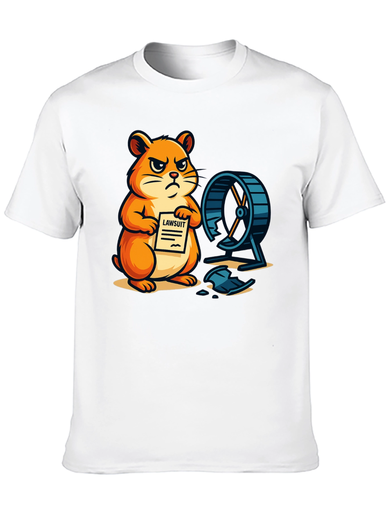 Hamster Lawsuit Graphic T-Shirt