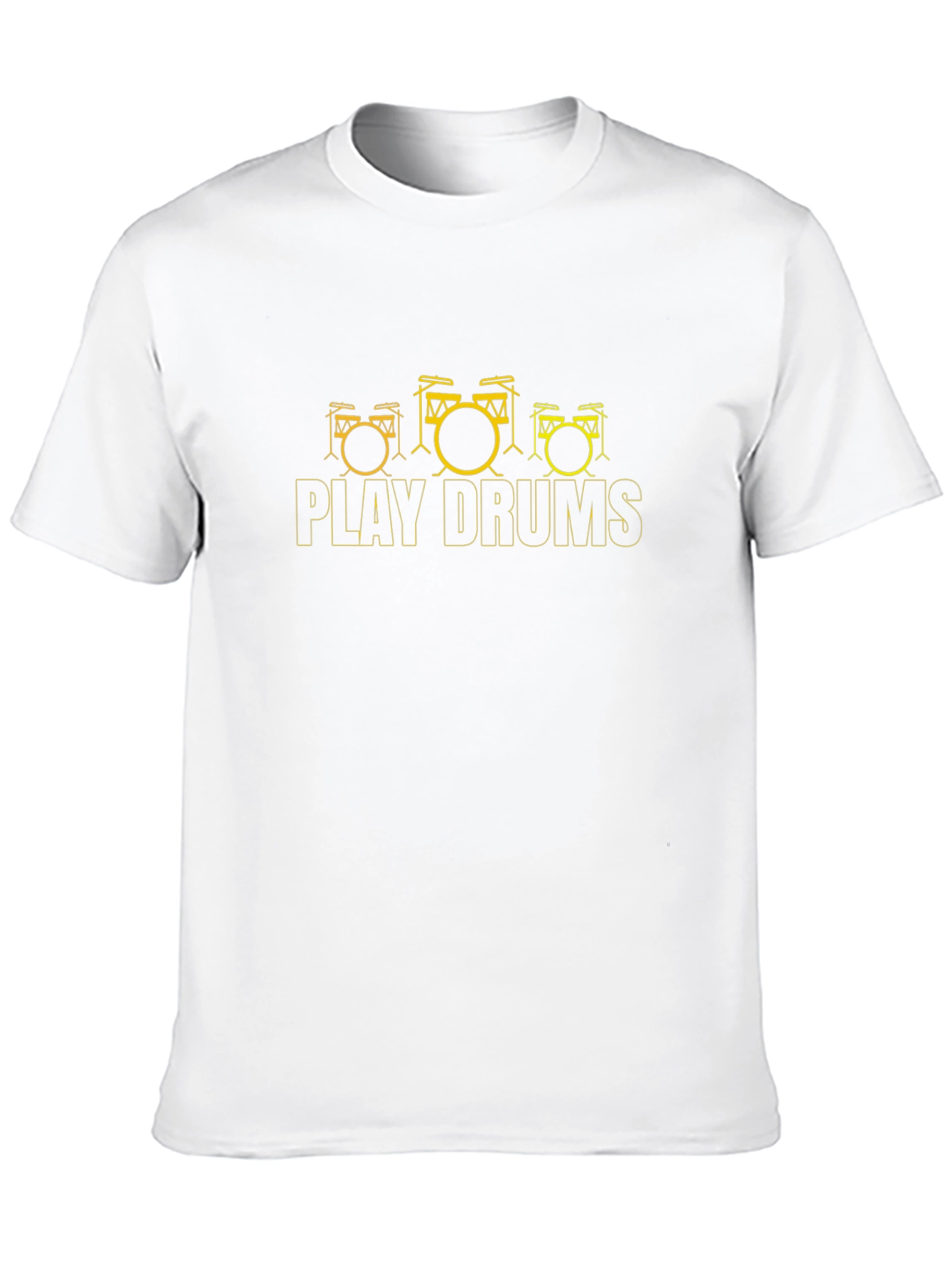 Play Drums Black Tee