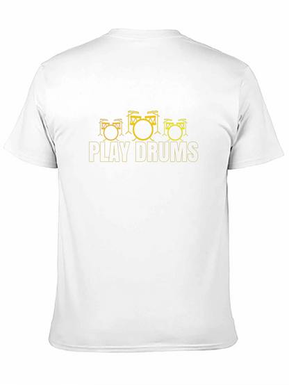 Play Drums Black Tee