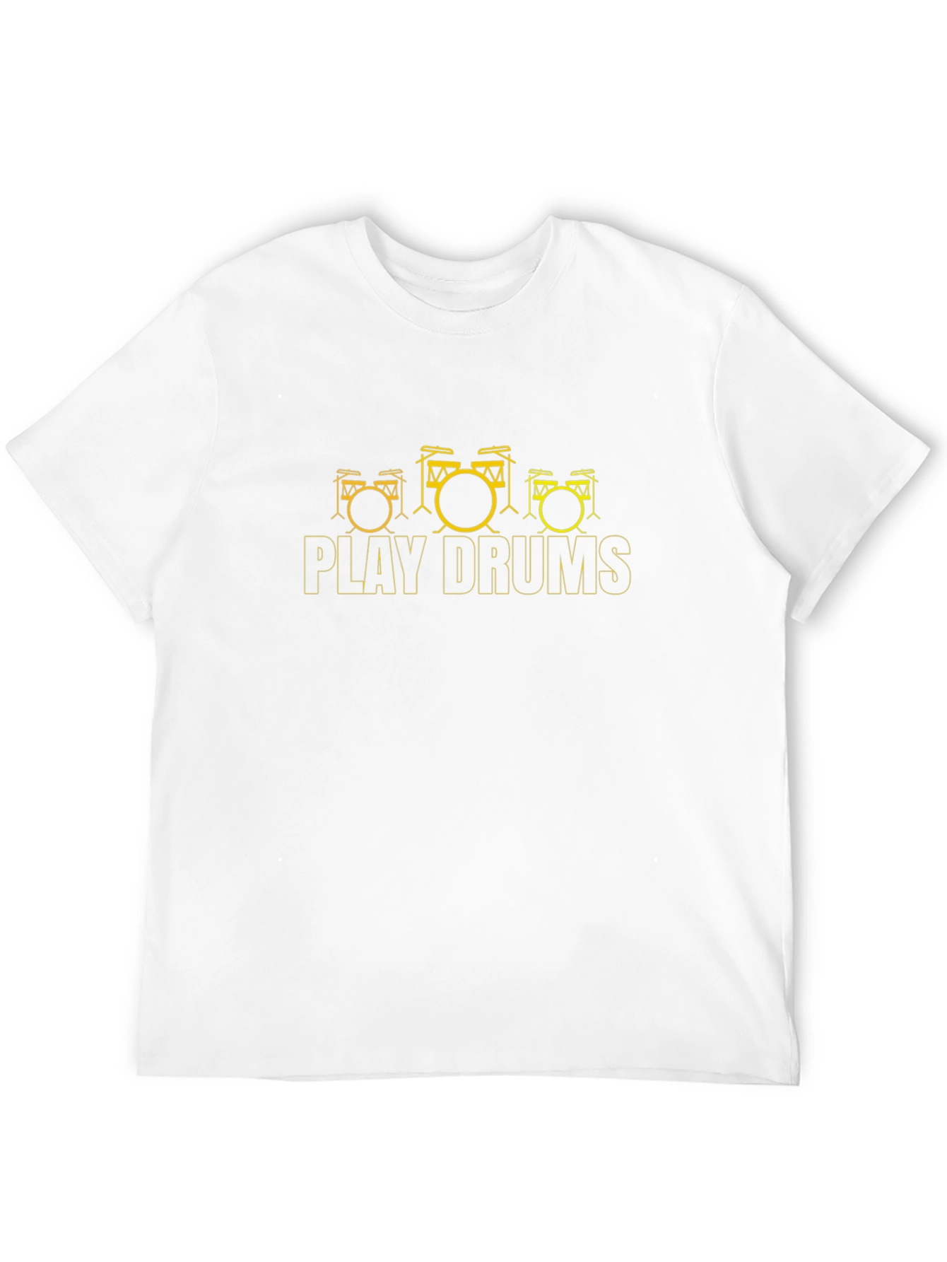 Play Drums Black Tee