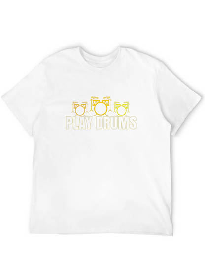 Play Drums Black Tee