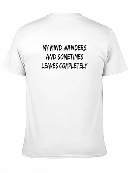 Wanders Mind T-Shirt - Funny Slogan Tee