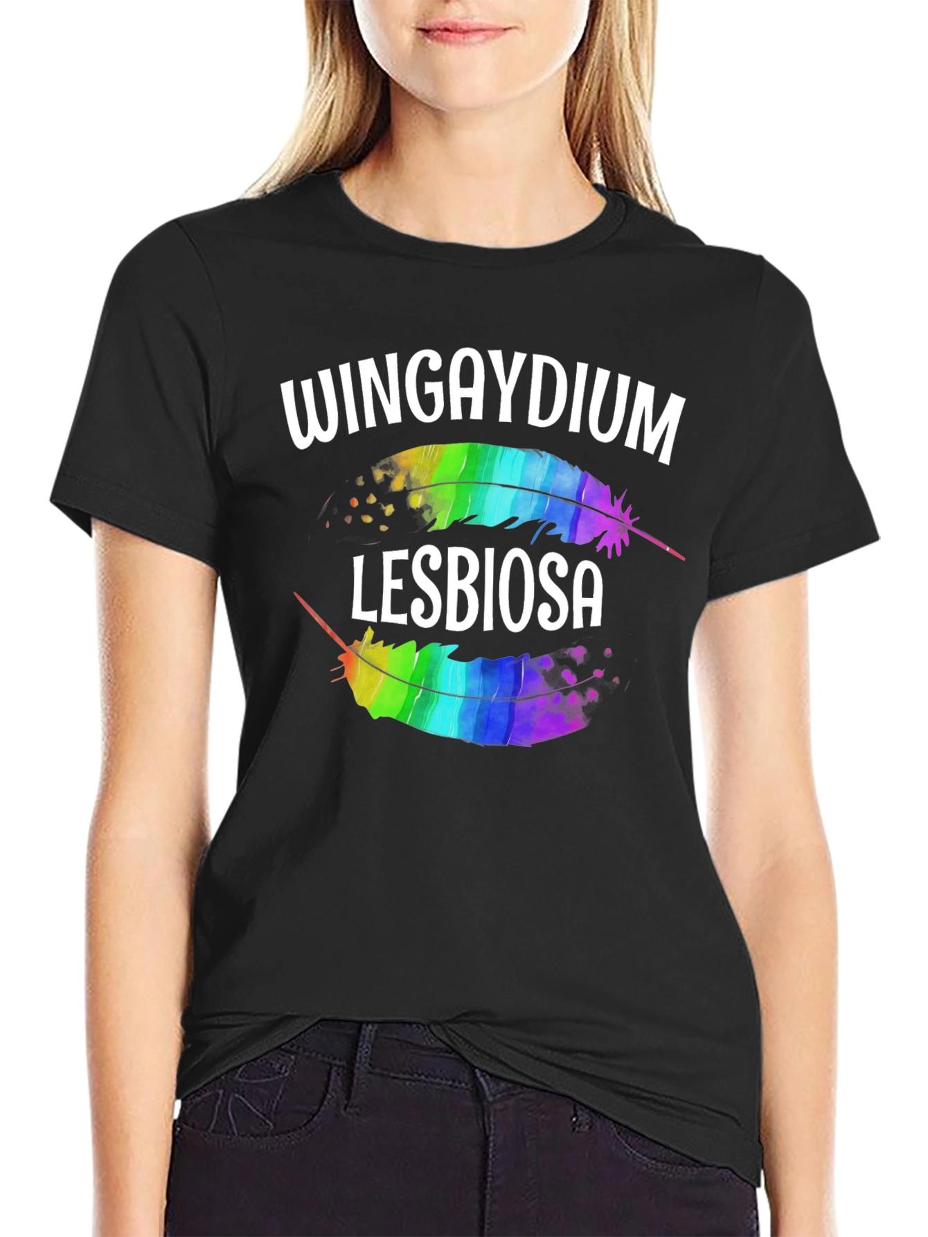 Wingaydium Lesbiosa LGBTQ+ Pride T-Shirt