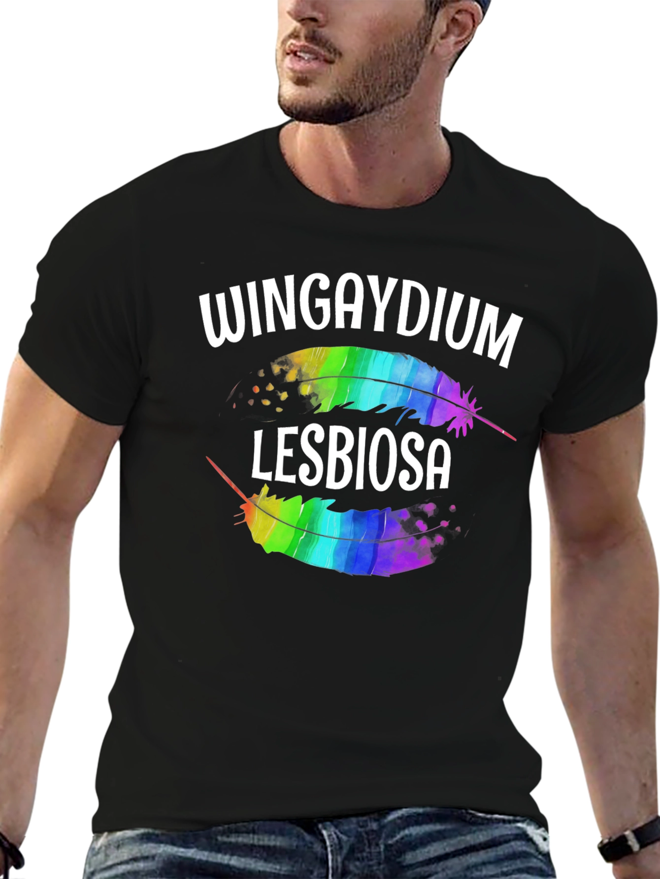 Wingaydium Lesbiosa LGBTQ+ Pride T-Shirt