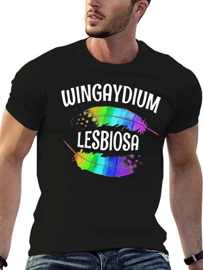 Wingaydium Lesbiosa LGBTQ+ Pride T-Shirt