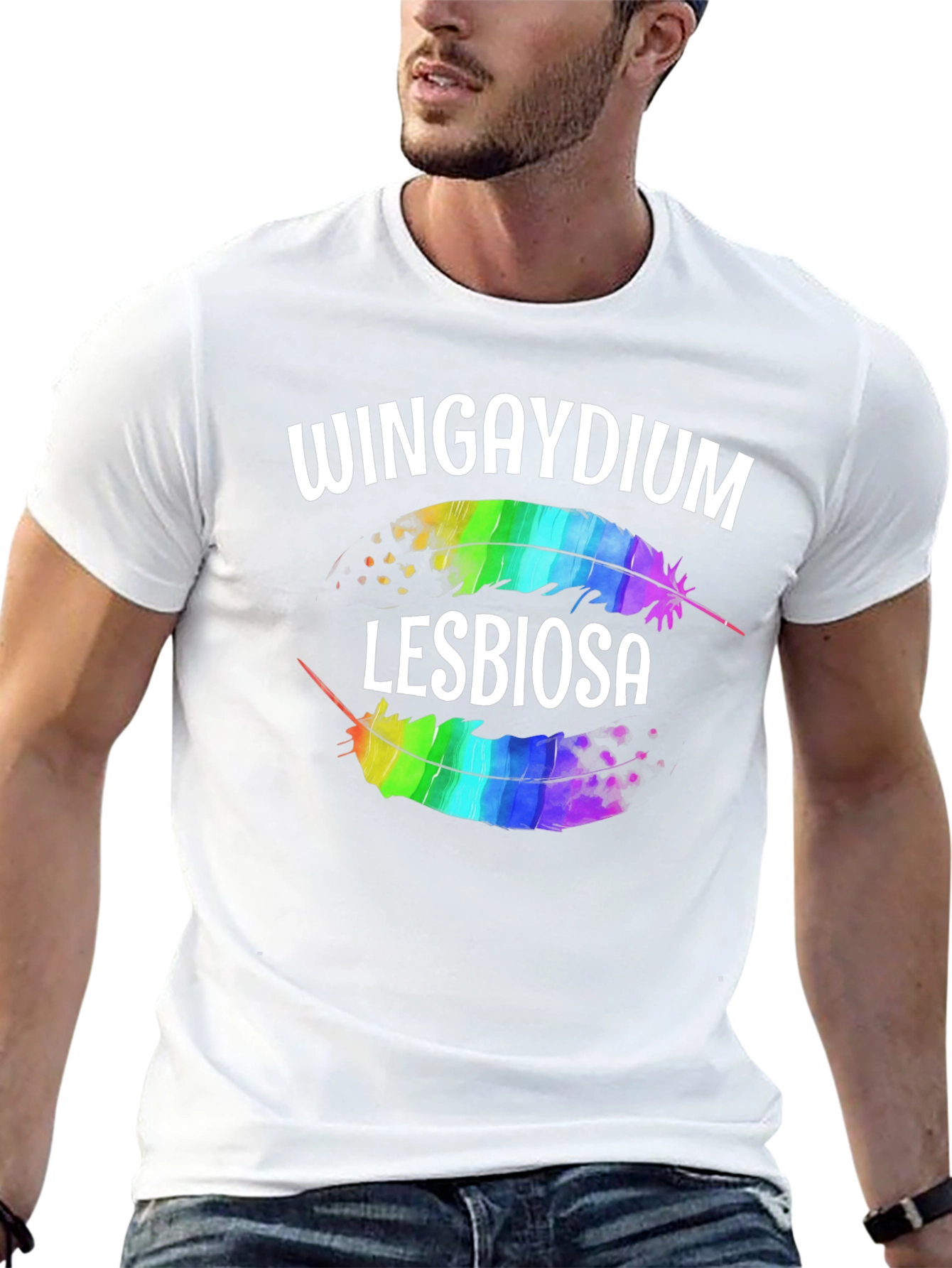 Wingaydium Lesbiosa LGBTQ+ Pride T-Shirt