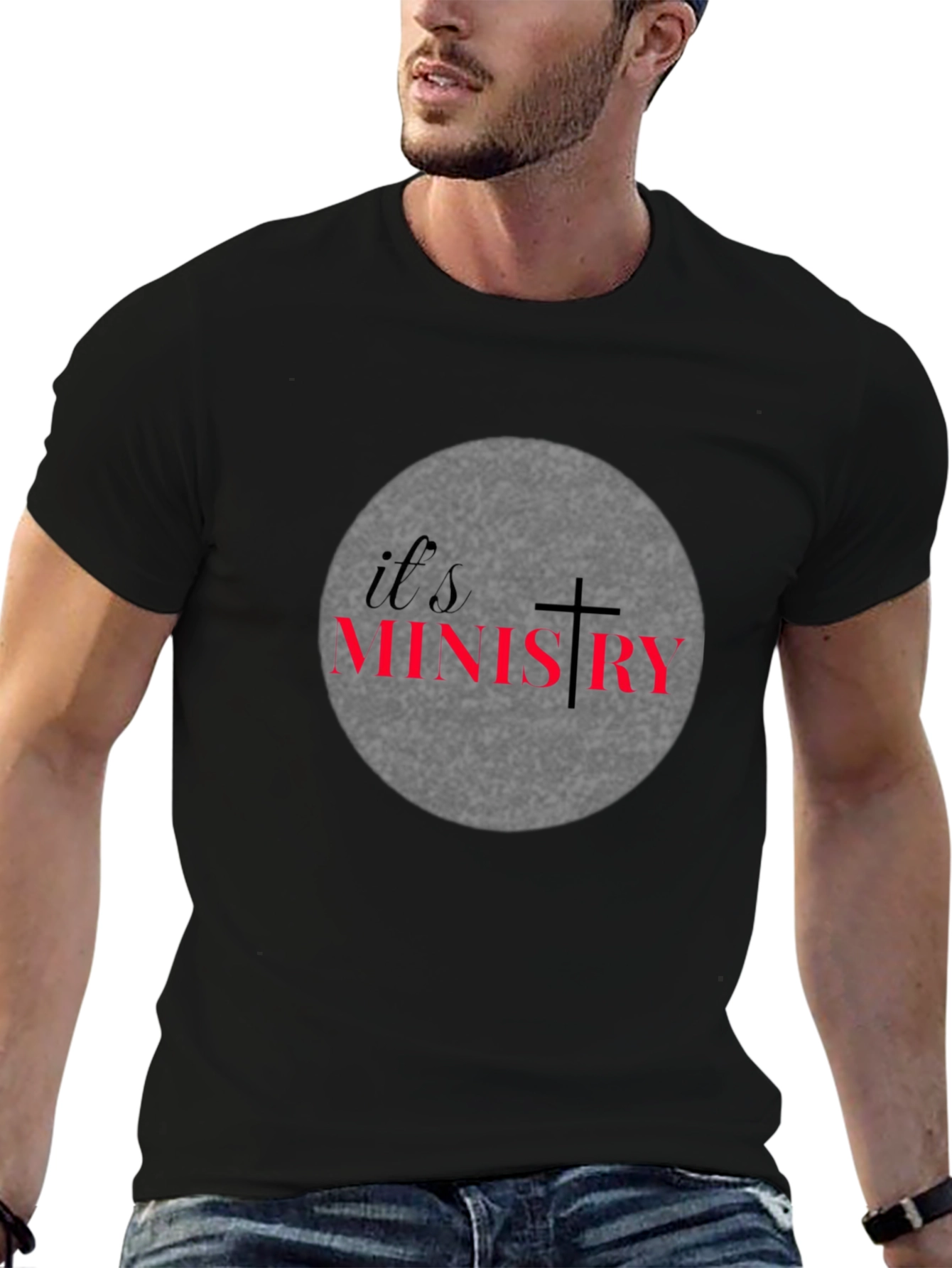 Its Ministry Graphic T-Shirt Christian Tee