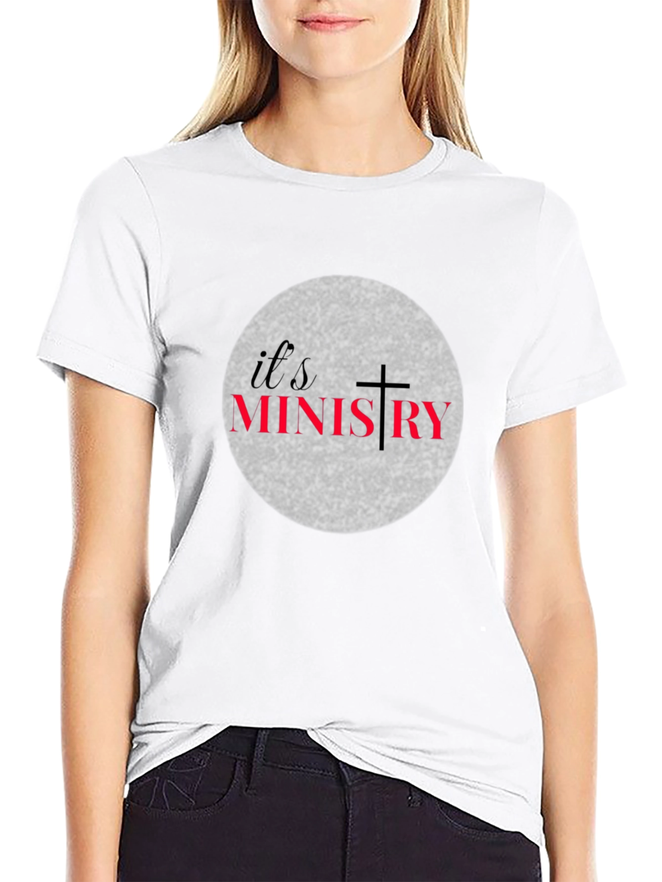 Its Ministry Graphic T-Shirt Christian Tee