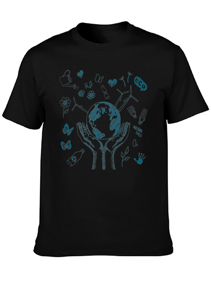 Eco-Friendly Graphic Print T-Shirt