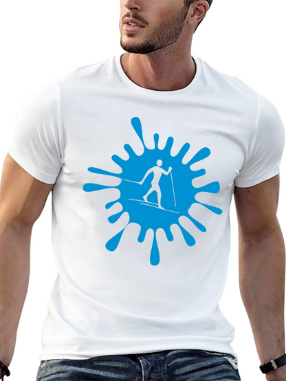 Ski Splash Graphic T-Shirt - Black