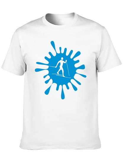 Ski Splash Graphic T-Shirt - Black