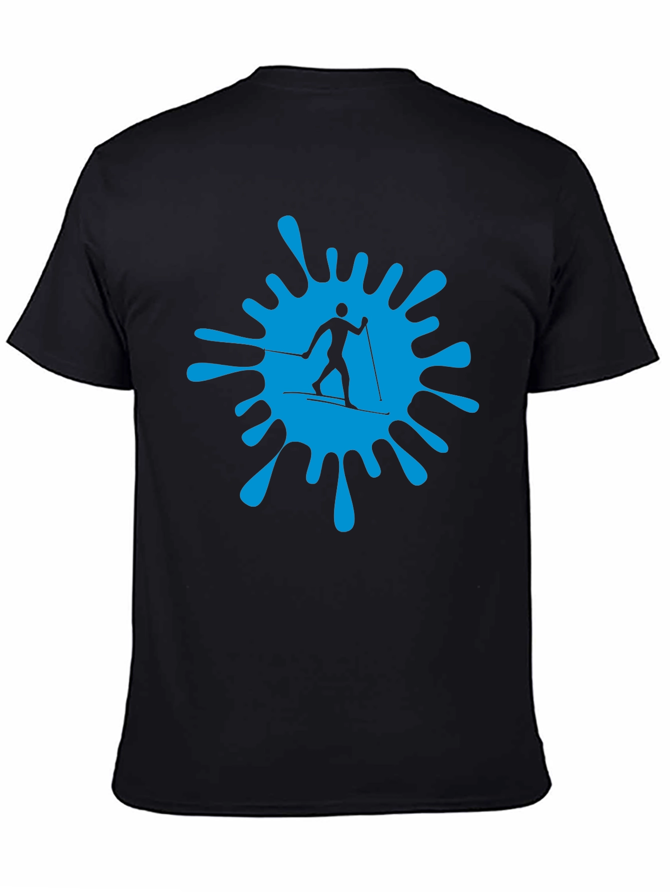 Ski Splash Graphic T-Shirt - Black