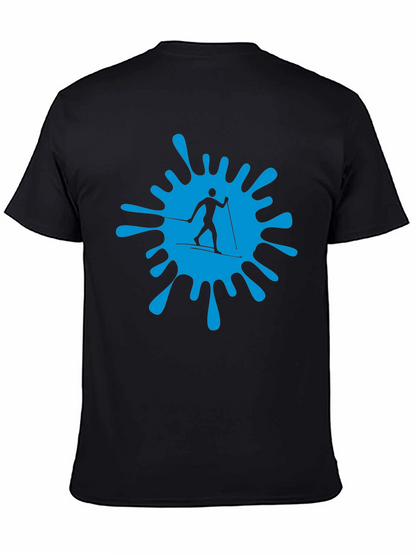 Ski Splash Graphic T-Shirt - Black
