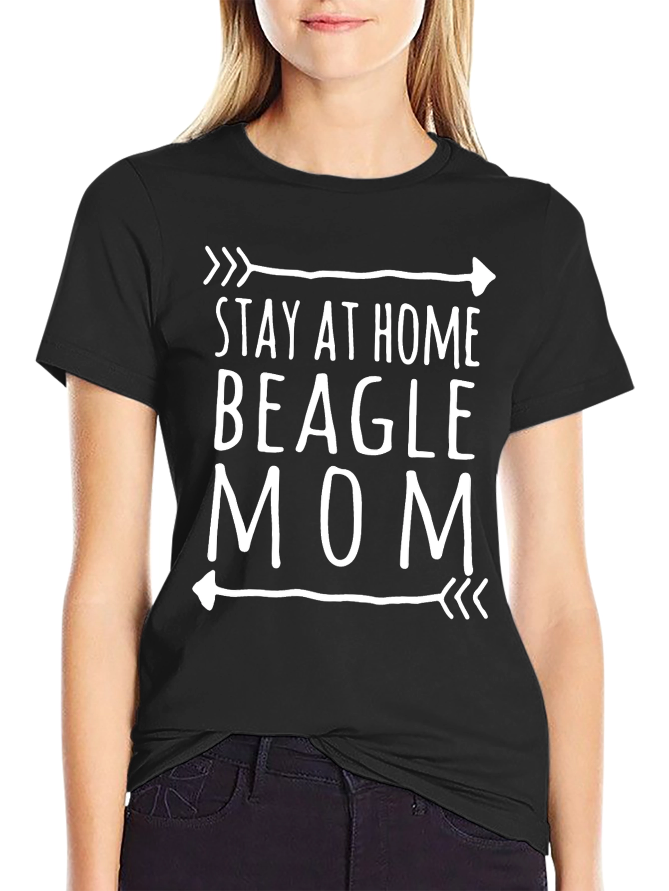Stay at Home Beagle Mom T-Shirt
