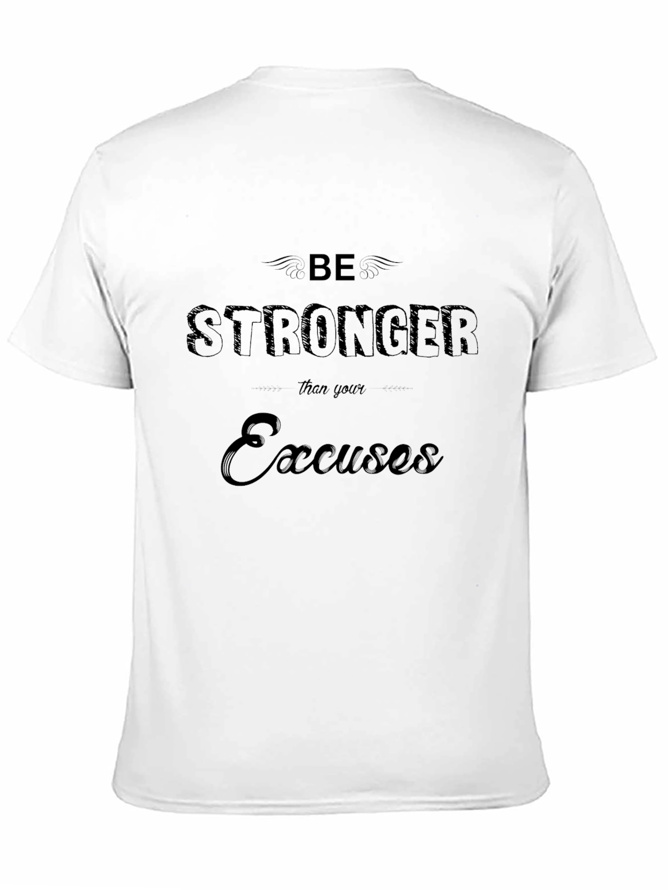 Be Stronger Graphic Tee - Black