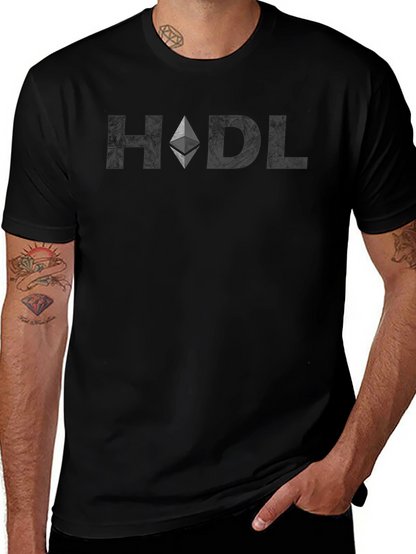HODL Ethereum Crypto Black T-Shirt