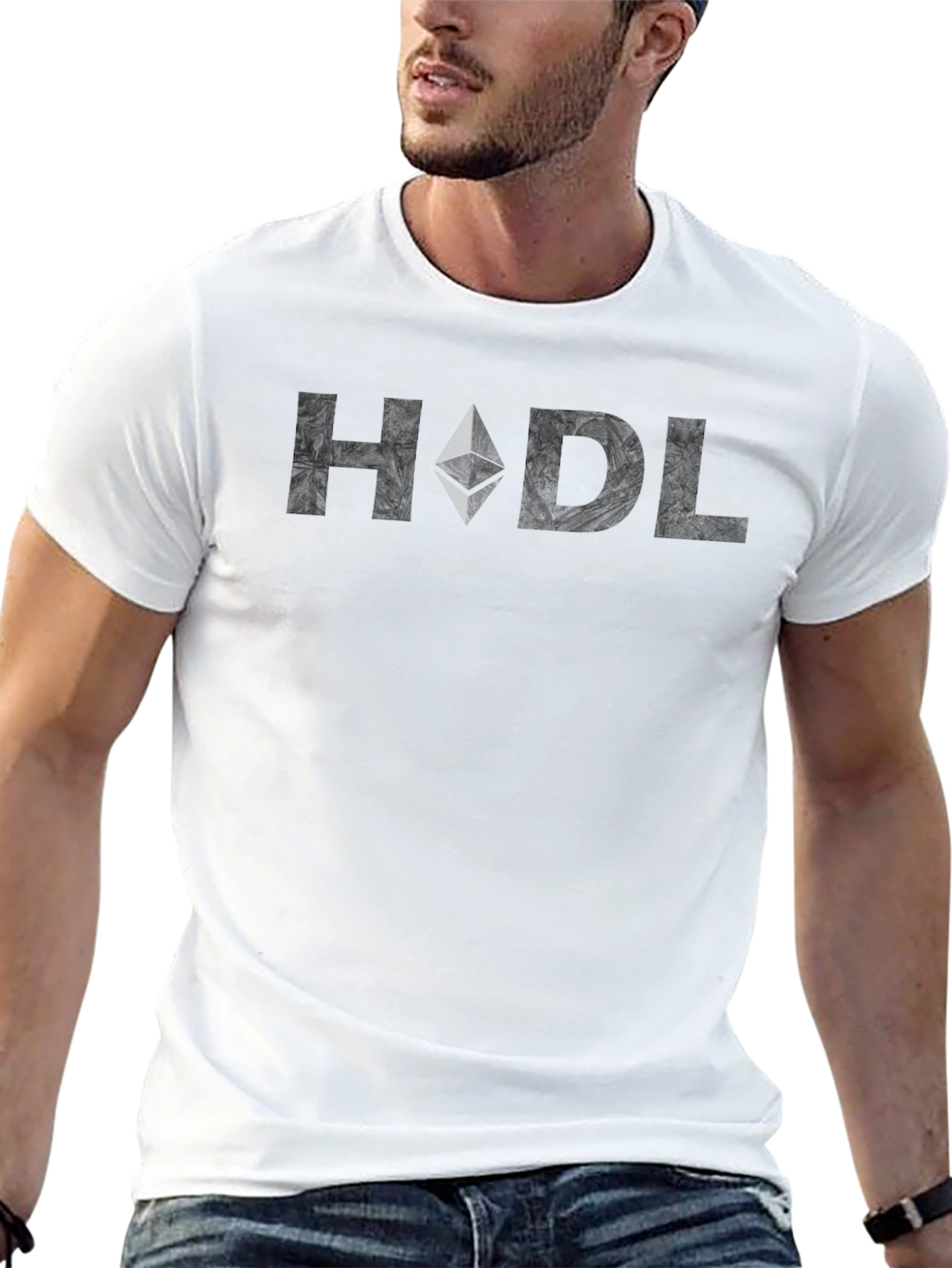 HODL Ethereum Crypto Black T-Shirt