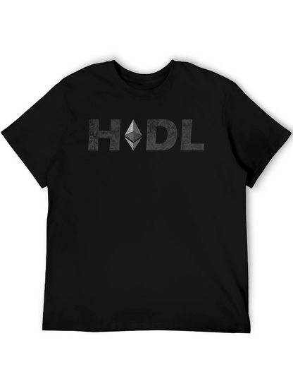 HODL Ethereum Crypto Black T-Shirt