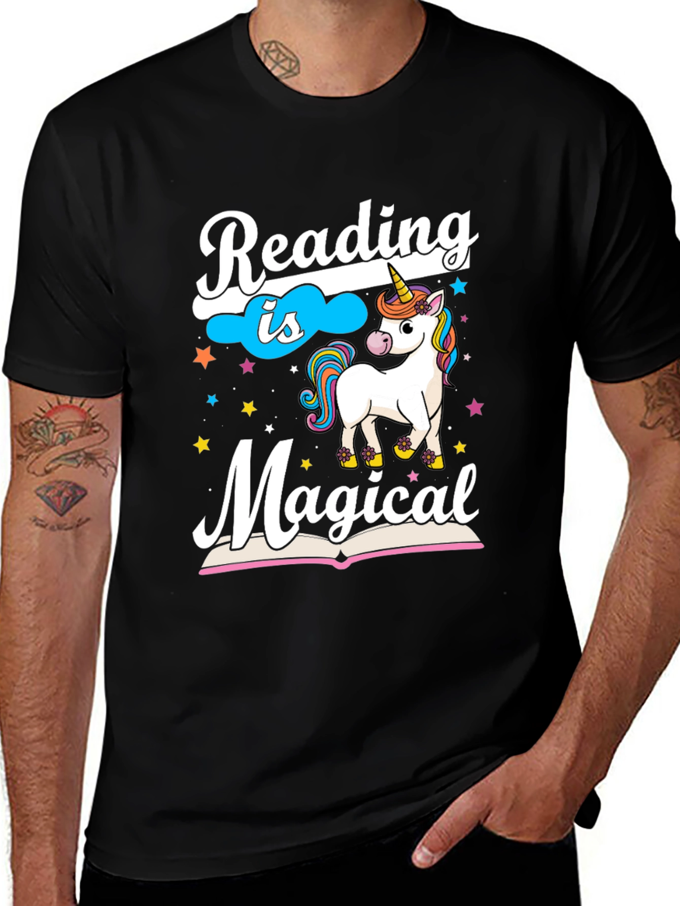 Reading is Magical Unicorn T-Shirt