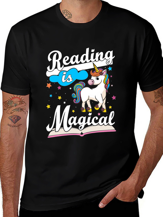 Reading is Magical Unicorn T-Shirt