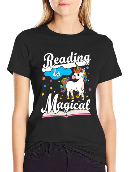 Reading is Magical Unicorn T-Shirt