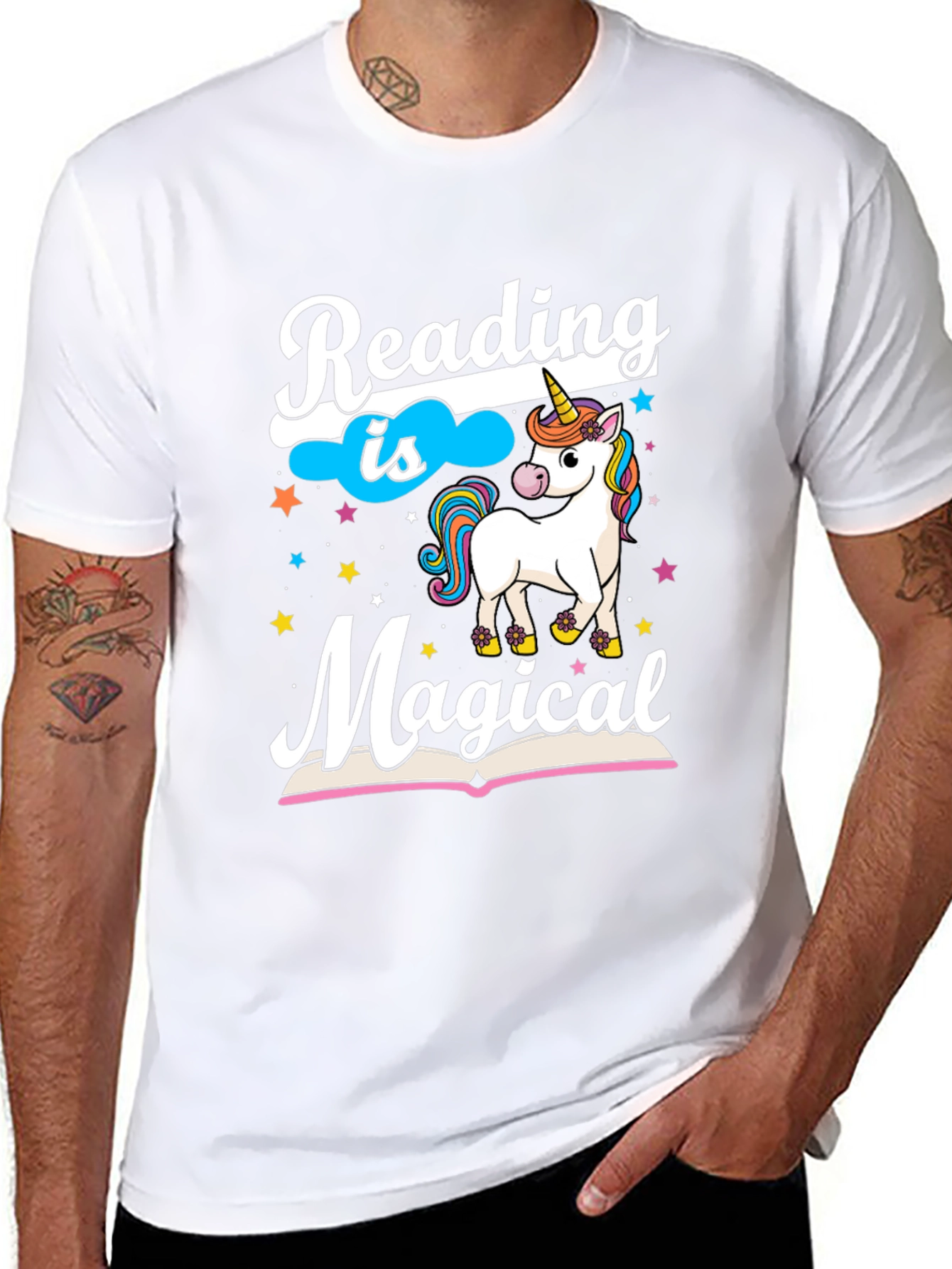 Reading is Magical Unicorn T-Shirt