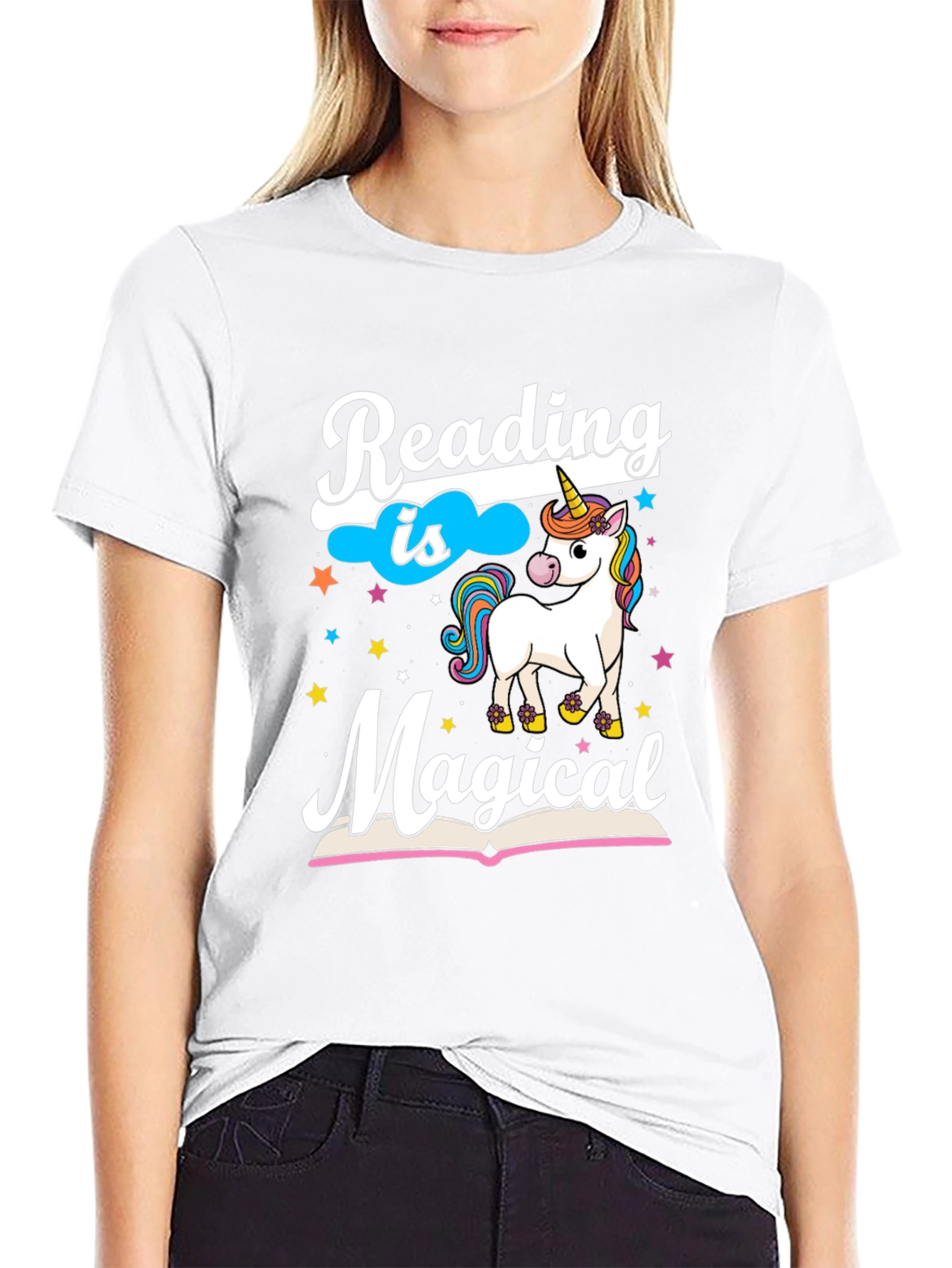 Reading is Magical Unicorn T-Shirt