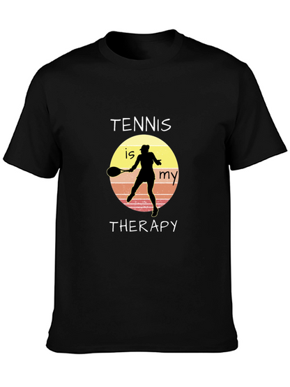 Tennis is My Therapy Graphic T-Shirt