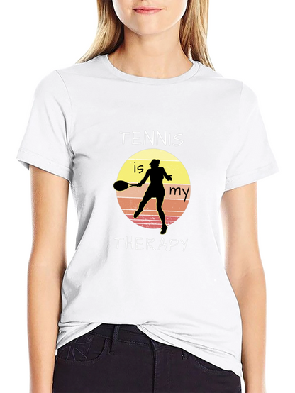 Tennis is My Therapy Graphic T-Shirt