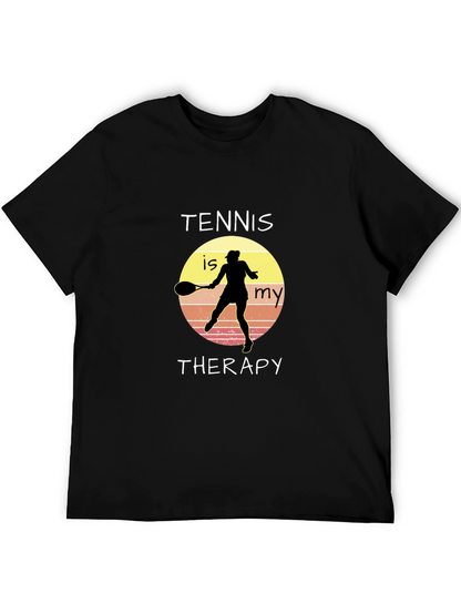 Tennis is My Therapy Graphic T-Shirt