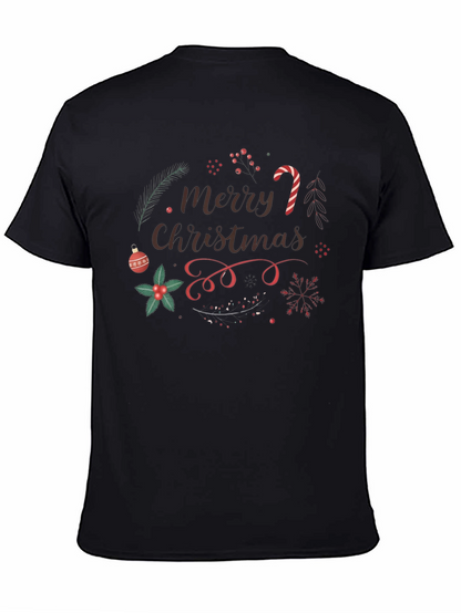 Festive Merry Christmas Graphic T-Shirt