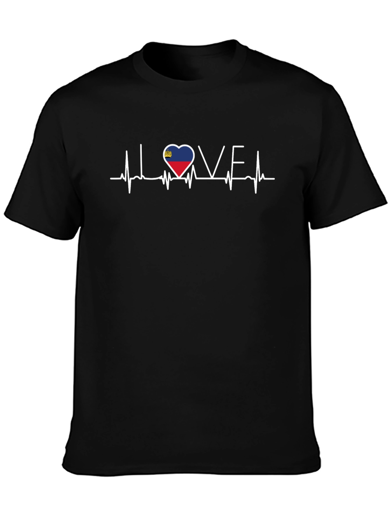 Liechtenstein Heartbeat Love T-Shirt