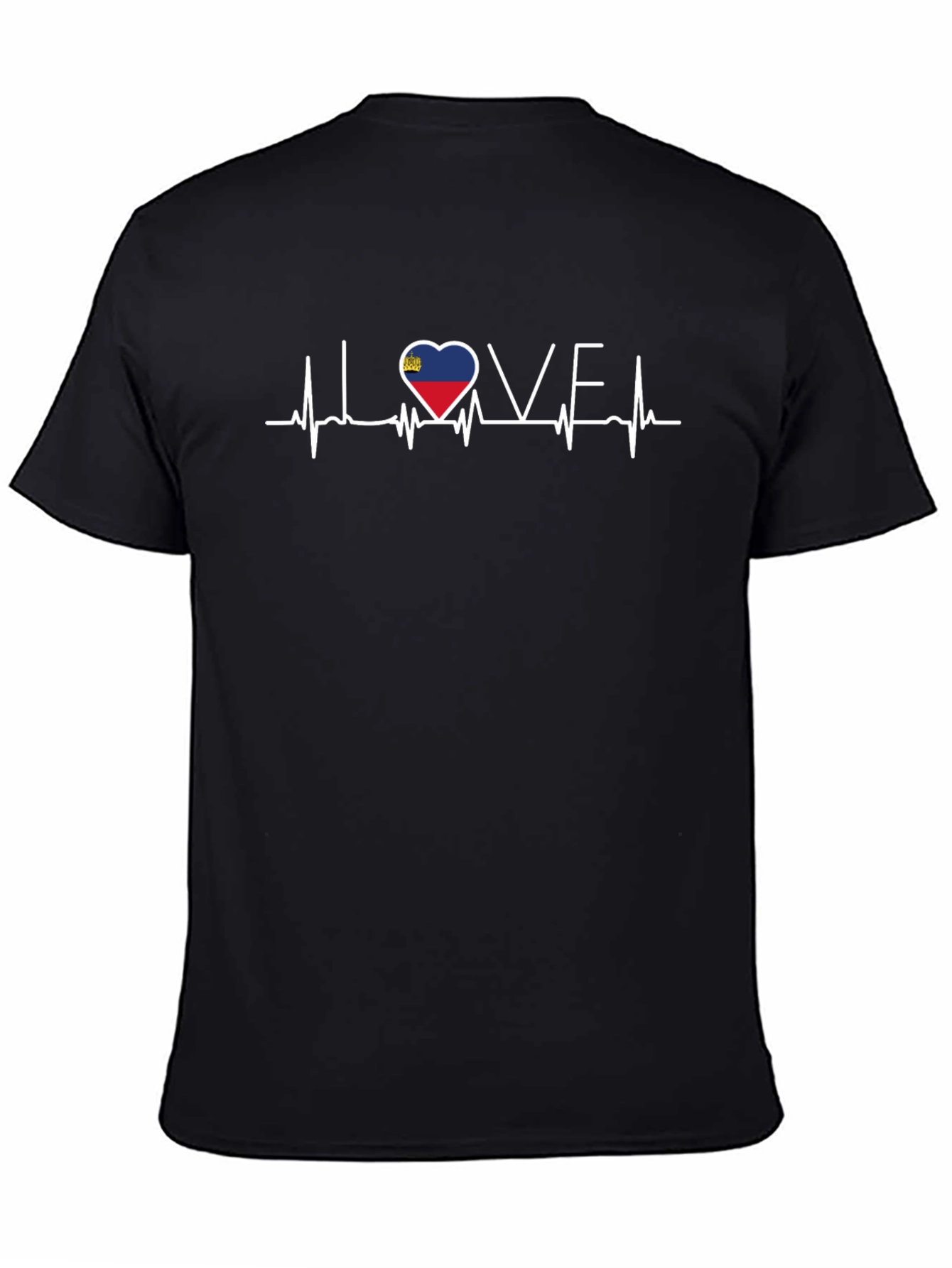 Liechtenstein Heartbeat Love T-Shirt
