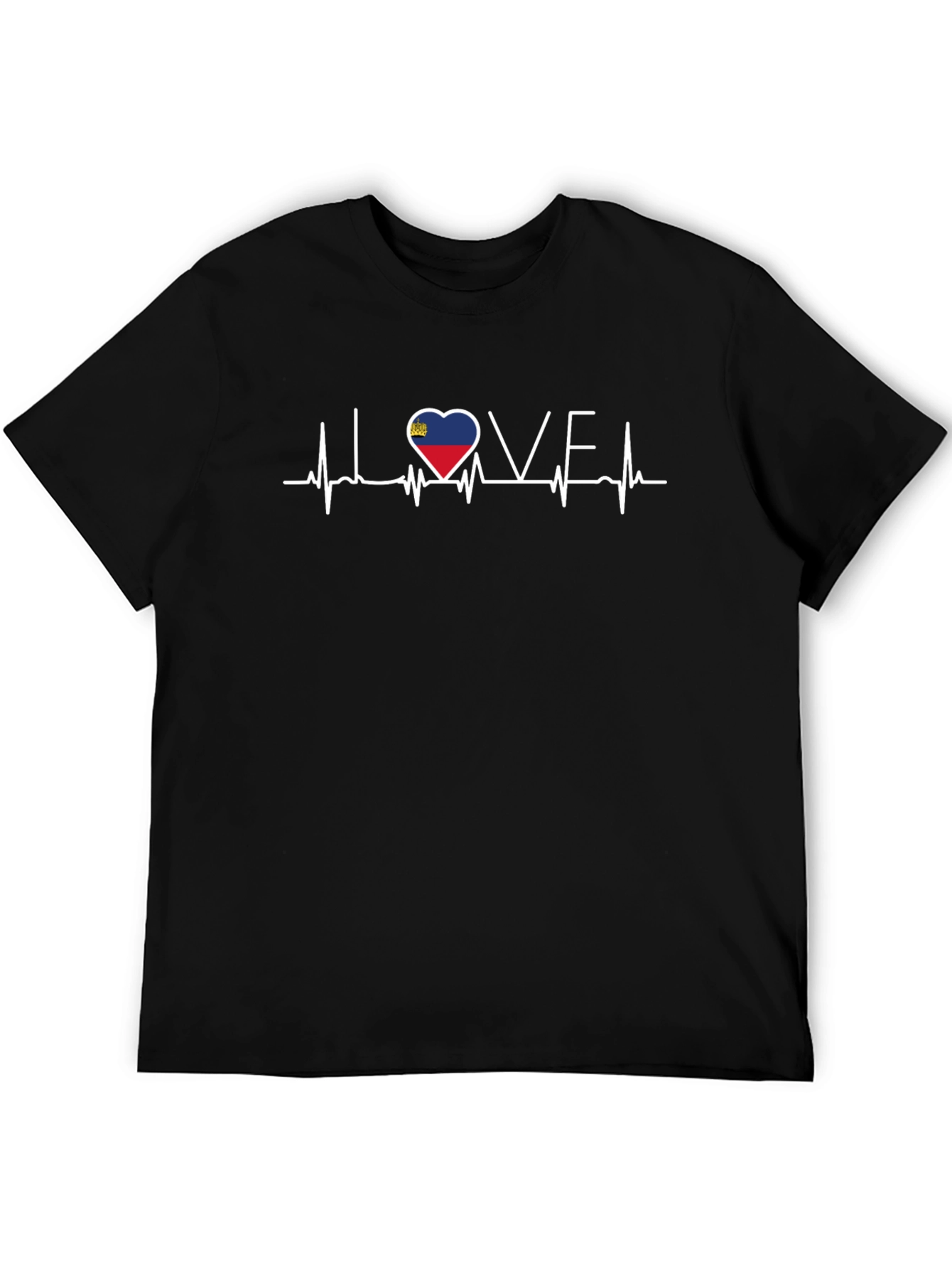 Liechtenstein Heartbeat Love T-Shirt
