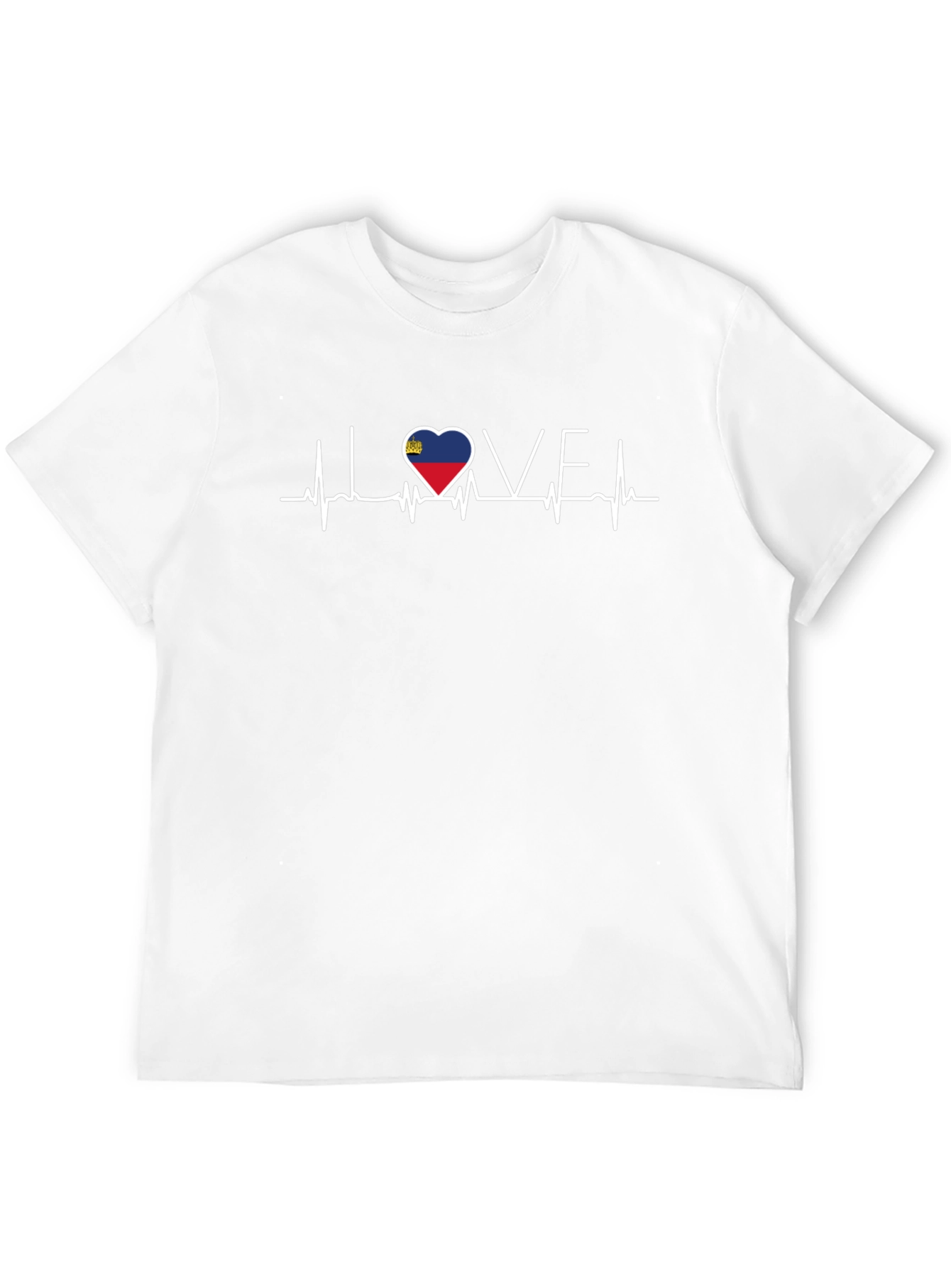 Liechtenstein Heartbeat Love T-Shirt
