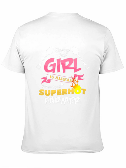 Funny Farmer T-Shirt - Sorry This Girl Taken