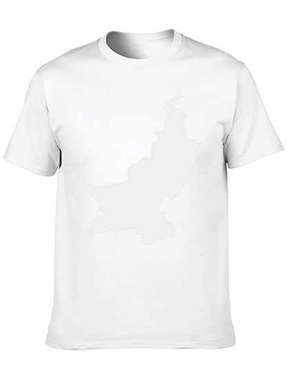 Pakistan Map Black T-Shirt - Show Your Pride