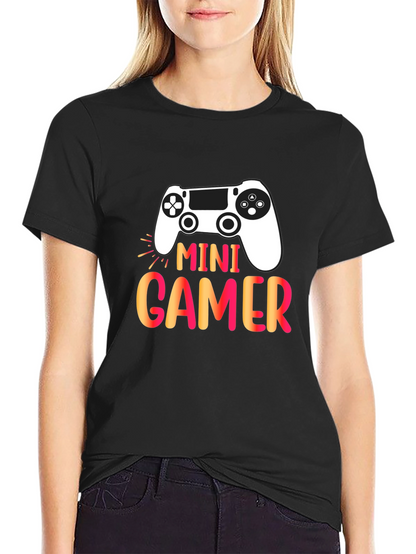 Mini Gamer Graphic T-Shirt - Black
